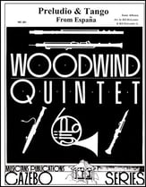 PRELUDIO AND TANGO WOODWIND QUINTET cover